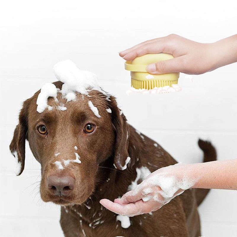 Soft Grooming Brush for Bathing and Massage